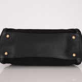 Prada Canapa Saffiano Shoulder Bag Nero Black