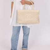 Chanel 2004 Linen Timeless Tote