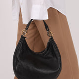 Gucci Monogram Embossed Leather Hobo