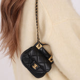 Chanel 2021 Calfskin Mini Top Handle Flap