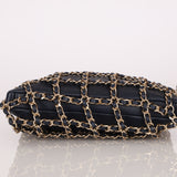 Chanel 2019 Navy Lambskin Shopping Chain Tote