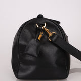 Chanel 1996 Black Caviar Boston Weekender Duffel Bag