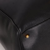 Chanel 1996 Black Caviar Boston Weekender Duffel Bag