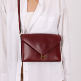 Hermès 1977 Rouge Boxcalf 2-Way Lydie Bag GHW