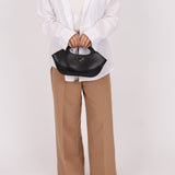 Prada City Calf Leather Top-Handle Bag