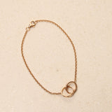 Cartier 18K Rose Gold Love Bracelet on Chain
