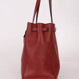Hermès 2001 Rouge Buffalo Cabana 35 PHW