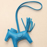 Hermès 2022 Bleu Zanzibar Rodeo PM Bag Charm