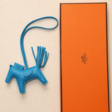 Hermès 2022 Bleu Zanzibar Rodeo PM Bag Charm