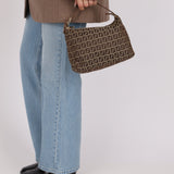 Fendi Zucchino Mini Pouch Bag