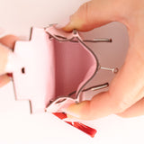 Hermès 2020 Sakura Tadelakt Micro Kelly Twilly Bag Charm