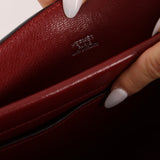 Hermès 2001 Rouge Buffalo Cabana 35 PHW