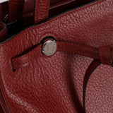 Hermès 2001 Rouge Buffalo Cabana 35 PHW