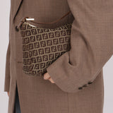 Fendi Zucchino Mini Pouch Bag