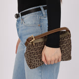 Fendi Zucchino Mini Pouch Bag