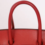 Hermès 1997 Retourne Rouge Vif Ardennes Birkin 35 GHW