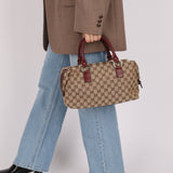 Gucci GG Canvas Bowler Bag