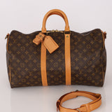 Vintage Louis Vuitton Monogram Keepall Bandouliere 45