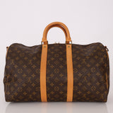 Vintage Louis Vuitton Monogram Keepall Bandouliere 45
