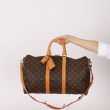 Vintage Louis Vuitton Monogram Keepall Bandouliere 45