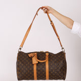 Vintage Louis Vuitton Monogram Keepall Bandouliere 45