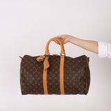 Vintage Louis Vuitton Monogram Keepall Bandouliere 45