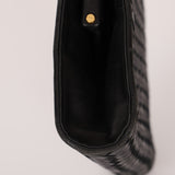 Bottega Veneta 1980s Lambskin Intrecciato French Clutch