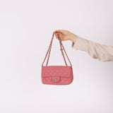Chanel 2014 Lambskin Valentine Charms Rectangular Flap Bag