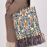 Ultra-Rare Loewe 2018 Charles F. A. Voysey Capsule Collection Wool Tote