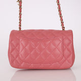 Chanel 2014 Lambskin Valentine Charms Rectangular Flap Bag