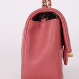 Chanel 2014 Lambskin Valentine Charms Rectangular Flap Bag
