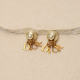 Dior Tribales Double Pearl Clip-On Earrings