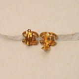 Chanel 70s-80s Coco Crush CC Clip-On Earrings