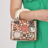 Dior 2015 Satin Beaded Mini Lady