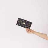 Limited Edition Louis Vuitton x Takashi Murakami 2012 Monogram Multicolor Sarah Wallet