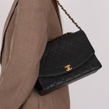 Rare Chanel 1996 Caviar Large Diana Flap Bag