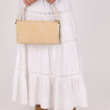 Chanel Spring 2003 Canvas Chocolate Bar Pochette