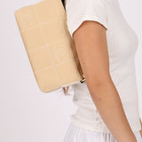 Chanel Spring 2003 Canvas Chocolate Bar Pochette