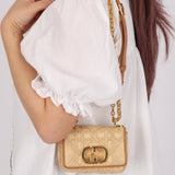 Dior 2021 Raffia Micro Caro Bag
