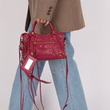 Balenciaga Raspberry Mini City Bag