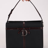 Dior 2002 Nylon Ribbon D-Clasp Vanity Bag