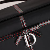 Dior 2002 Nylon Ribbon D-Clasp Vanity Bag