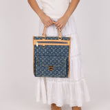 Louis Vuitton Monogram Denim Sac Plat