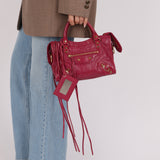 Balenciaga Raspberry Mini City Bag
