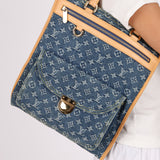 Louis Vuitton Monogram Denim Sac Plat
