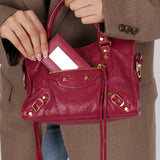 Balenciaga Raspberry Mini City Bag