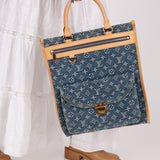Louis Vuitton Monogram Denim Sac Plat