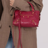 Balenciaga Raspberry Mini City Bag