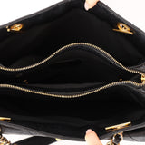 Chanel 1996 Caviar Turnlock Envelope Pocket Tote
