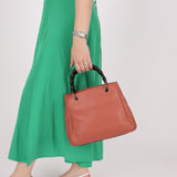 Gucci Calfskin Bamboo Shopper Mini Tote with Strap